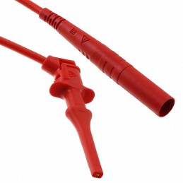 1 pcs : 6248-12-2 - TEST LEAD BANANA TO GRABBER 12'