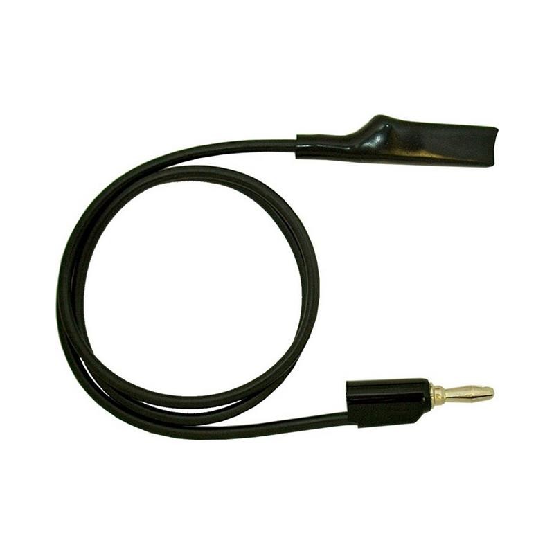 1 pcs : 681-18BLK - TEST LEAD BANANA TO GATOR 18'