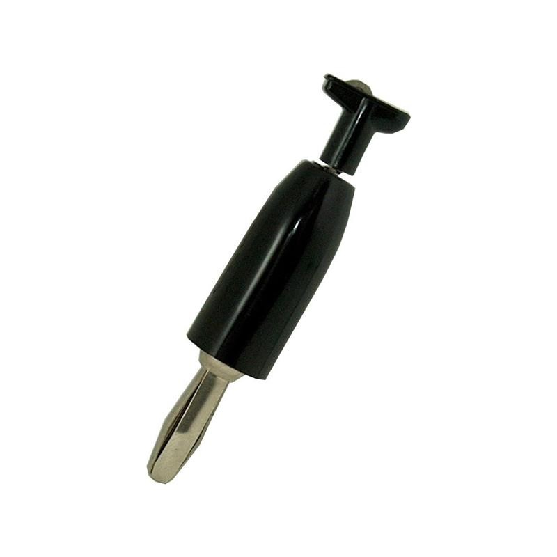 1 pcs : 8102BLK - TERMINAL CLIP BLACK BANANA PLUG