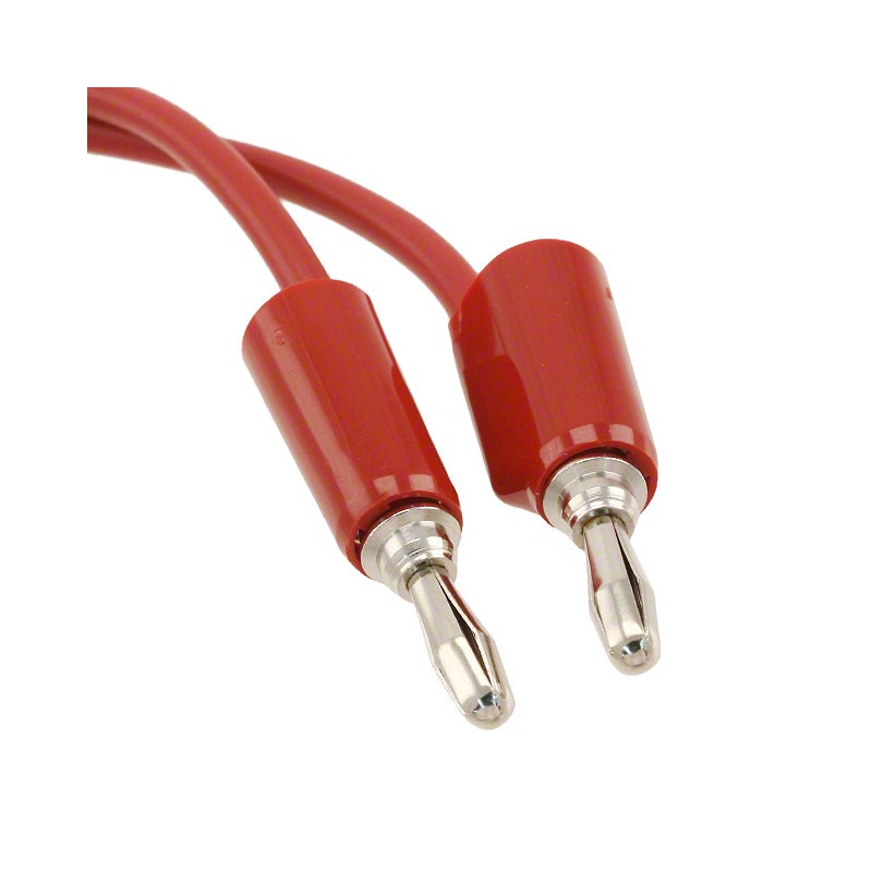 1 pcs : 9111-18 RED - TEST LEAD BANANA TO BANANA 18'
