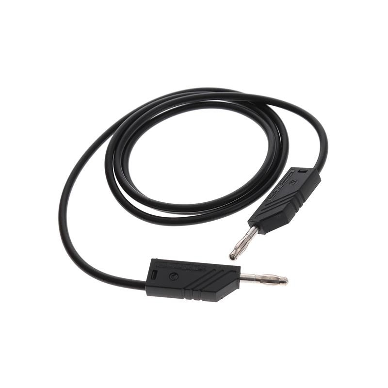 1 pcs : 934062100 - TEST LEAD MLN BLK BANANA PLUG ST