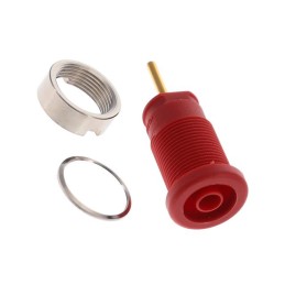1 pcs : 972359101 - TEST SOCKET SEB 2630 RED 4MM TES