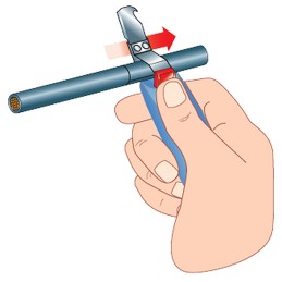 1 pcs - Facom Wire Stripper, 8mm Min, 28mm Max