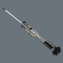 1 pcs - Wera Slotted Precision Screwdriver, 2.5 x 0.35 mm Tip, 40 mm Blade, 137 mm Overall