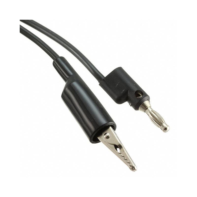 1 pcs : BU-P1166-60-0 - TEST LEAD BANANA TO GATOR 60'