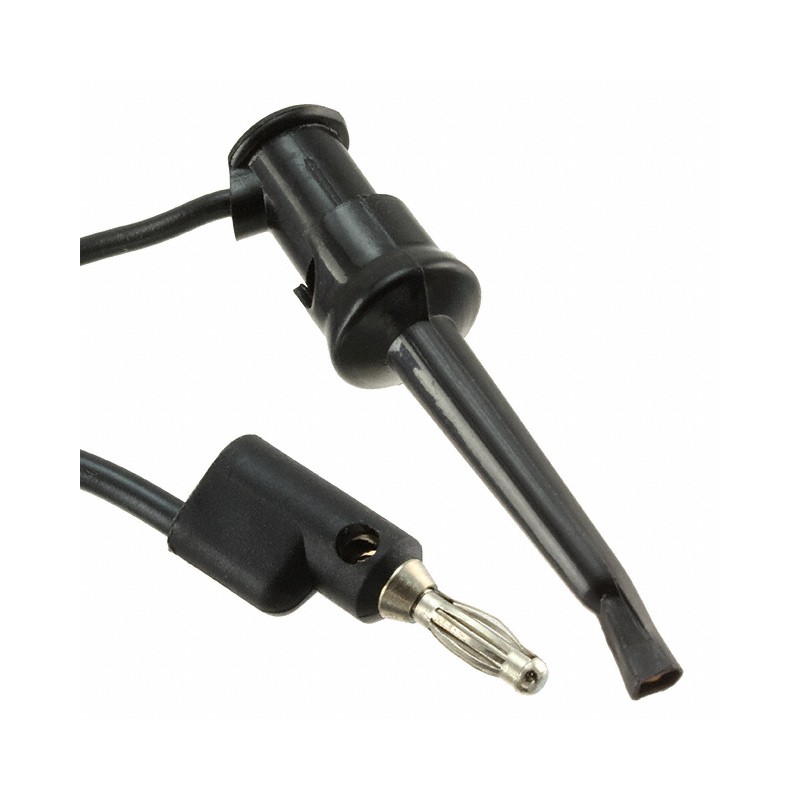 1 pcs : BU-P3782-12-0 - TEST LEAD BANANA TO GRABBER 12'