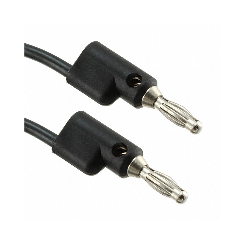 1 pcs : BU-PB48-0 - TEST LEAD BANANA TO BANANA 48'