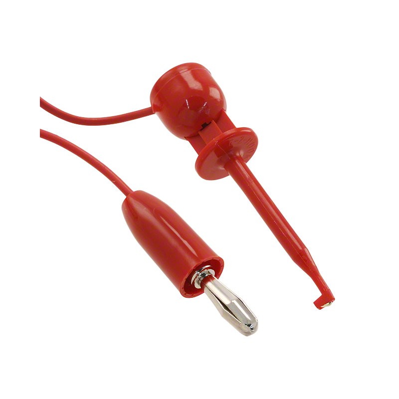 1 pcs : BX1W-36RED - TEST LEAD BANANA TO GRABBER 36'