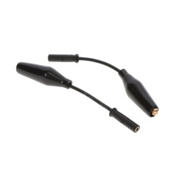 1 pcs : CRC01EM - GOLD PLATED BLACK CROCS FOR ESR