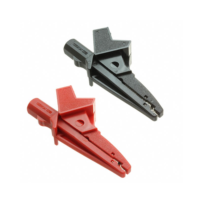 1 pcs : CT2490A - GATOR CLIP BRASS INSULATED 20A