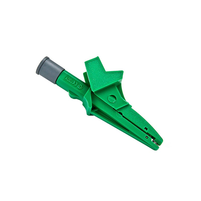 1 pcs : CT3147-5 - GATOR CLIP BRASS INSULATED 20A