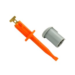 1 pcs : CT3180-3 - MINIPRO TEST CLIP ORANGE SOLDER