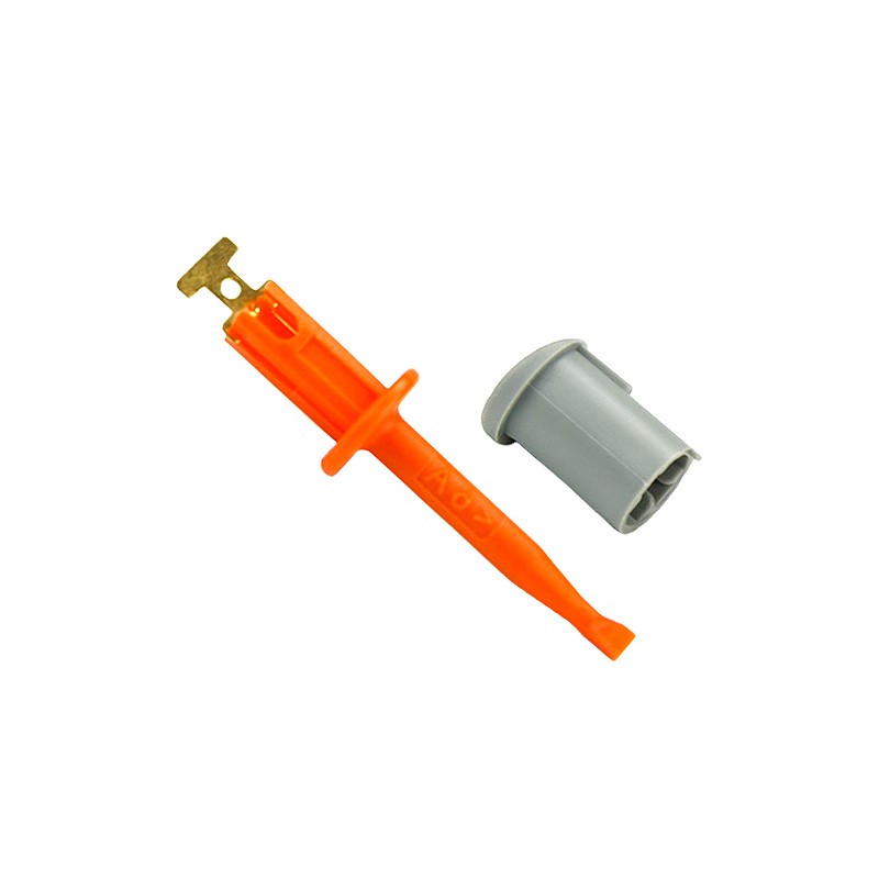 1 pcs : CT3180-3 - MINIPRO TEST CLIP ORANGE SOLDER