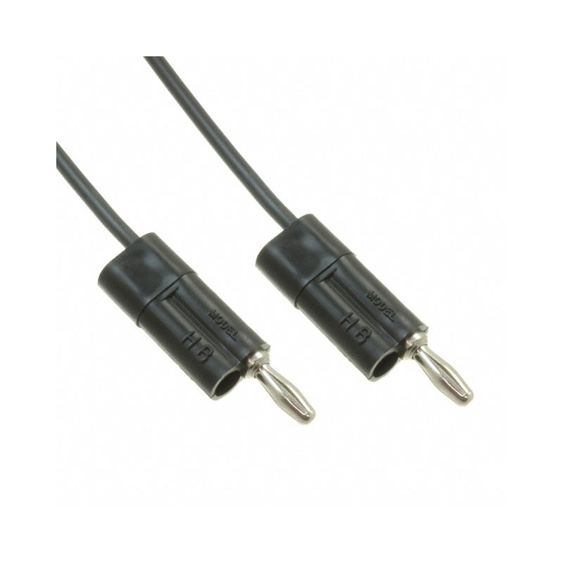 1 pcs : HB-60-0 - TEST LEAD BANANA TO BANANA 60'