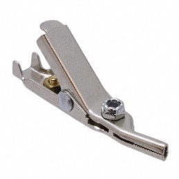 1 pcs : JP-8078 - TELECOM CLIP SILVER NON-INSUL