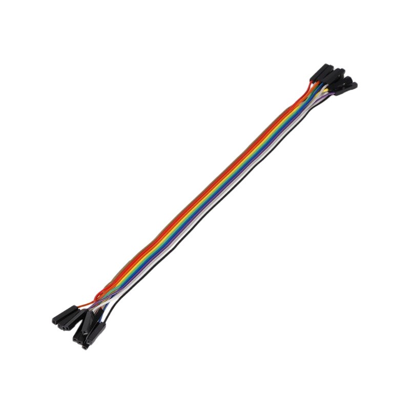 1 pcs : MIKROE-2307 - RIBBON CBL 10-WIRE FEM/FEM 20CM