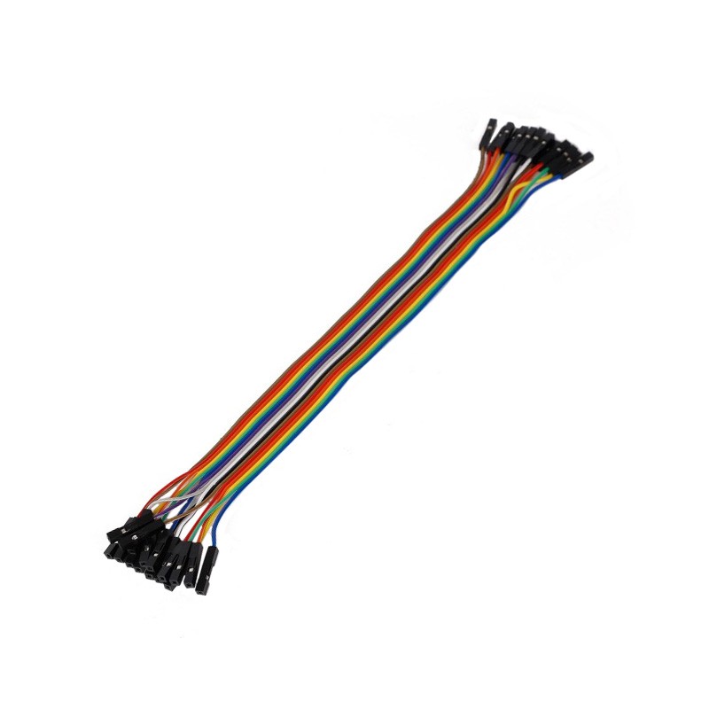 1 pcs : MIKROE-2310 - RIBBON CBL 16-WIRE FEM/FEM 20CM