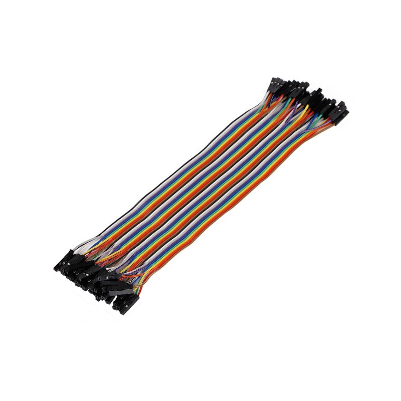 1 pcs : MIKROE-2313 - RIBBON CBL 40-WIRE FEM/FEM 20CM