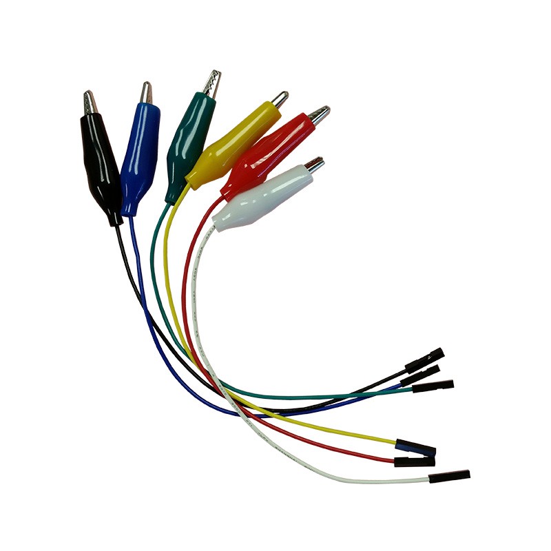 1 pcs : TW-AF-6 - TEST LEAD GATOR TO SOCKET 8'