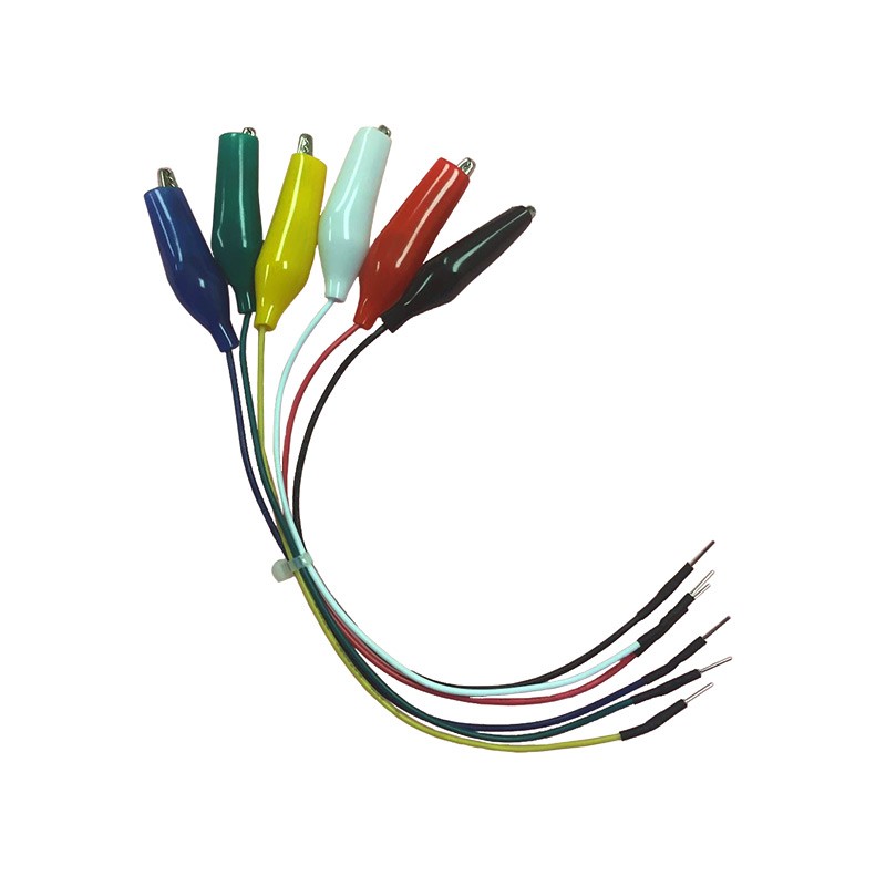 1 pcs : TW-AM-6 - TEST LEAD GATOR TO TIP PLUG 8'