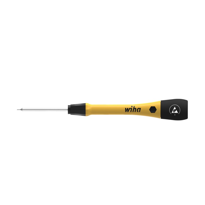 1 pcs - Wiha Tools Hex Screwdriver, 0.9 mm Tip, 40 mm Blade, 134 mm Overall