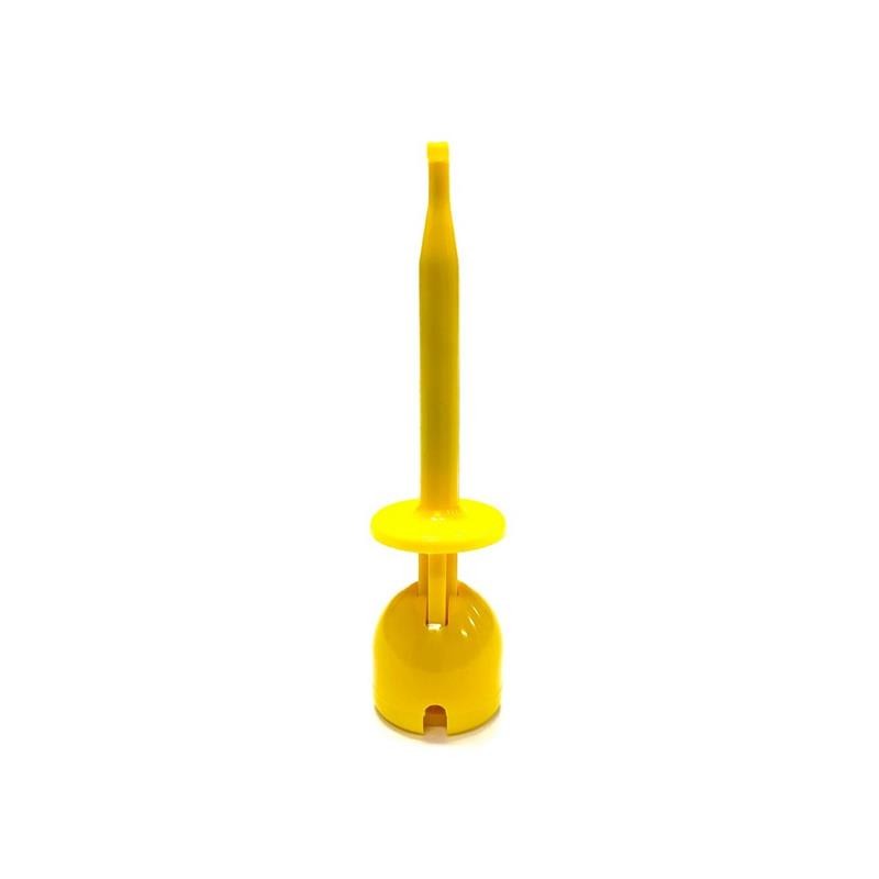 1 pcs : X100WYEL - MINI-HOOK YELLOW SOLDER 0.093'