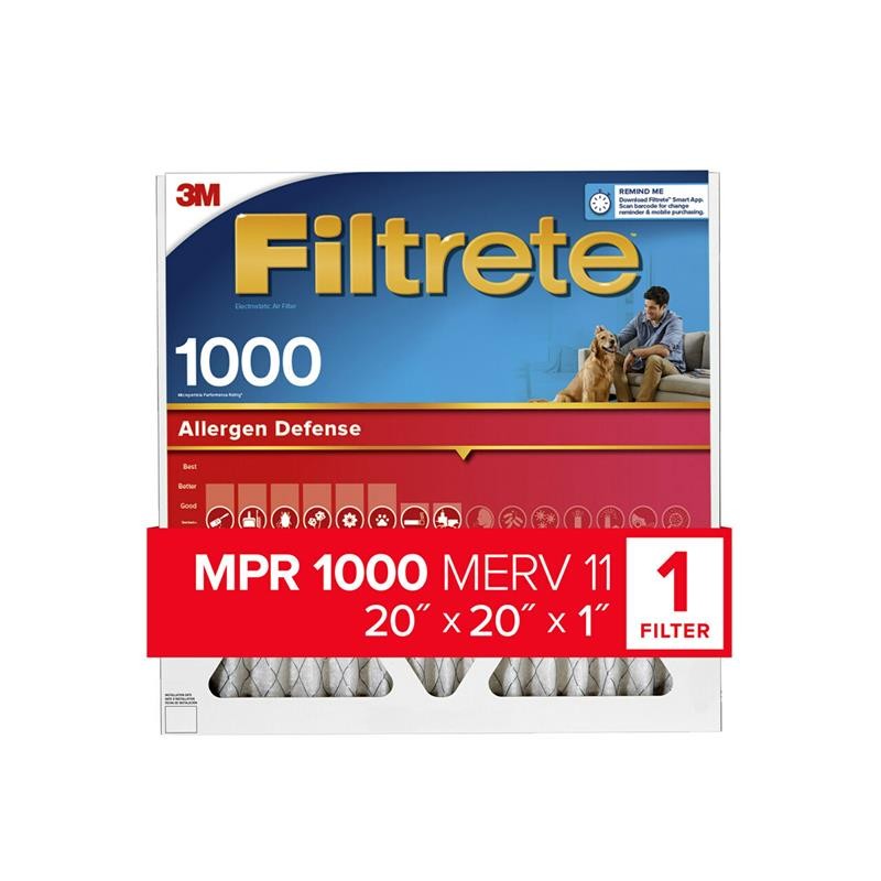1 pcs : 9802-4 - FILTRETE ALLERGEN DEF AIR FILTER