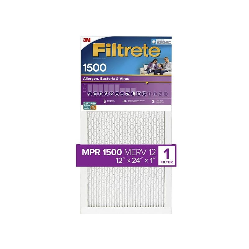 1 pcs : 2020-4 - FILTRETE ALLERGEN BACTERIA VIRUS