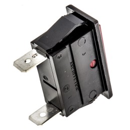 1 pcs - Arcolectric (Bulgin) Ltd Red Neon Panel Mount Indicator, 230V ac, 30 x 11mm Mounting Hole Size