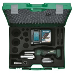 1 pcs - Greenlee Punch and Die Tool With Various Contents, 138 x 138 (Special Shape Punch) mm, 150/63 (Round Punch) mm,