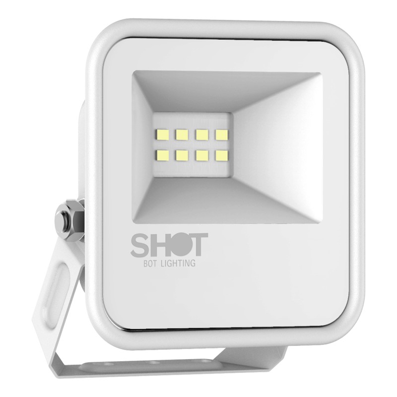 1 pcs - SHOT ORLANDO Floodlight, 10 W, 900 lm, IP65, 220 - 240 V ac