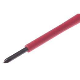 1 pcs - Bahco Phillips Screwdriver, PH0 Tip, 75 mm Blade, VDE/1000V, 197 mm Overall