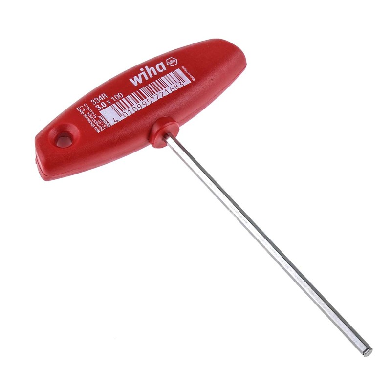 1 pcs - Wiha T Shape Metric Hex Key, 3mm