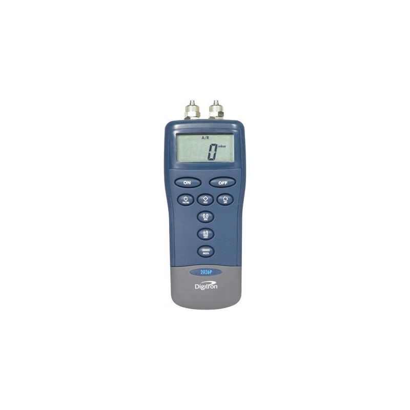1 pcs - Digitron 2000P Differential Digital Pressure Meter With 2 Pressure Port/s, Max Pressure Measurement 10bar RSCAL