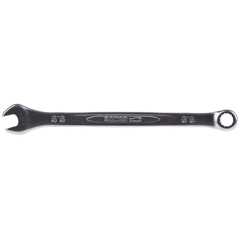 1 pcs - Bahco Combination Spanner, 5.5mm, Metric, Double Ended, 112 mm Overall