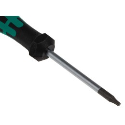 1 pcs - Wera Torx Precision Screwdriver, T6 Tip, 40 mm Blade, 137 mm Overall
