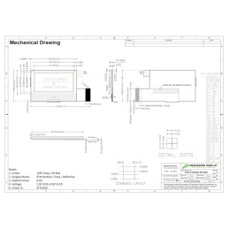 1 pcs - NEWHAVEN DISPLAY INTERNATIONAL NHD-C12864GG-RN-GBW NHD LCD LCD Display, White on White, Reflective