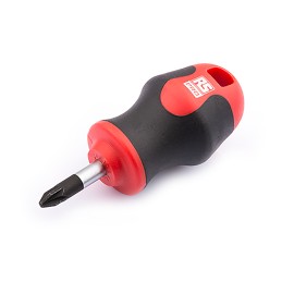 1 pcs - RS PRO Pozidriv Stubby Screwdriver, PZ2 Tip, 25 mm Blade, 85 mm Overall