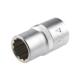 1 pcs - RS PRO 1/2 in Drive 14mm Standard Socket, 12 point
