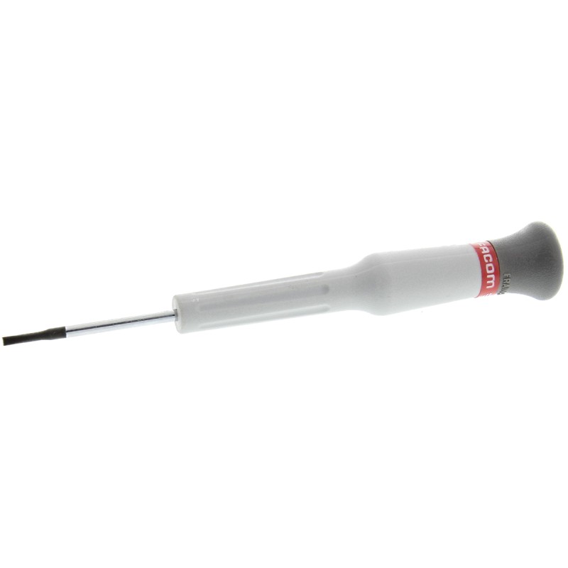 1 pcs - Facom Slotted Screwdriver, 1.8 mm Tip, 35 mm Blade, 117 mm Overall