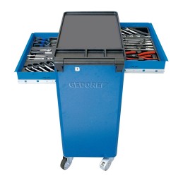 1 pcs - Gedore 6 drawer ABS Wheeled Tool Chest, 930mm x 605mm x 375mm
