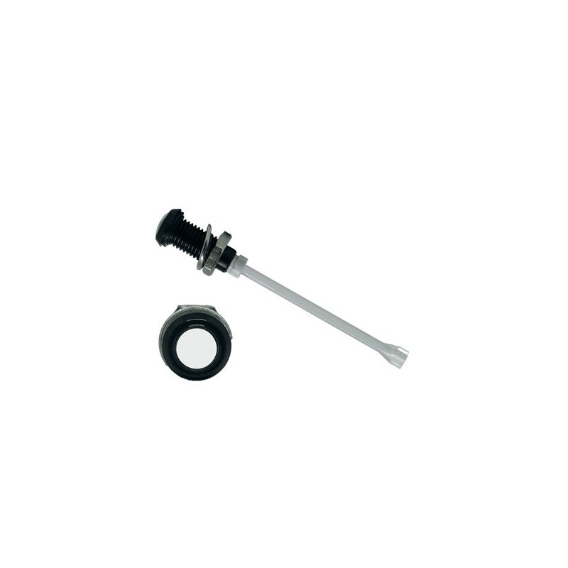 1 pcs - RHD-1160-F6P67PR Bivar, Panel Mount Vertical LED Light Pipe, Clear Round Lens