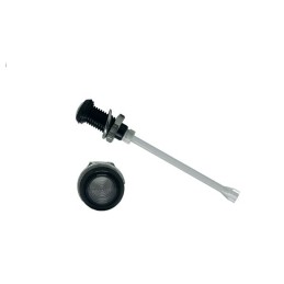 1 pcs - RHD-2390-F9PZ67PR Bivar, Panel Mount Vertical LED Light Pipe, Clear Round Lens