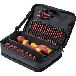 1 pcs - Wiha 32 Piece Electricians Tool Kit with Bag, VDE Approved