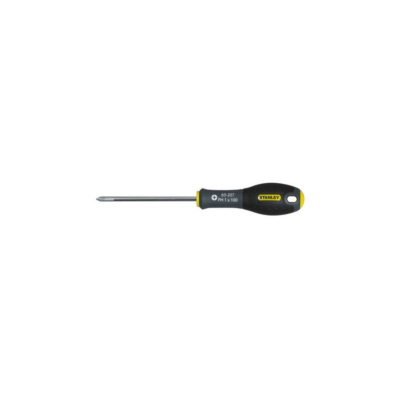 1 pcs - Stanley Phillips Screwdriver, PH1 Tip, 100 mm Blade