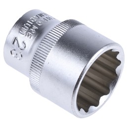 1 pcs - RS PRO 1/2 in Drive 23mm Standard Socket, 12 point