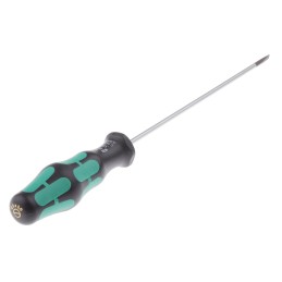 1 pcs - Wera Slotted Screwdriver, 3 mm Tip, 150 mm Blade, 231 mm Overall