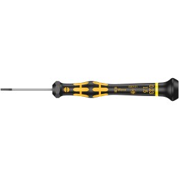 1 pcs - Wera Slotted Precision Screwdriver, 1.5 x 0.23 mm Tip, 40 mm Blade, 137 mm Overall