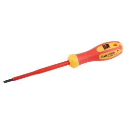 1 pcs - RS PRO Slotted Insulated Screwdriver, 3.5 x 0.6 mm Tip, 100 mm Blade, VDE/1000V, 190 mm Overall