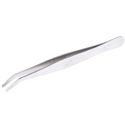 1 pcs - Bernstein 115 mm, Stainless Steel, Flat, ESD Tweezers
